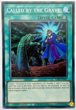 RA01-EN057 Called by the Grave - Secret Rare 1st Edition Near Mint YuGiOh Card - Image 1
