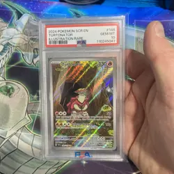 Pokemon TCG Turtonator 146/142 Illustration Rare Stellar Crown Card PSA 10 - Image 1