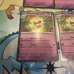 Whimsicott 019 Black Star Promo Pokemon Card Phantasmal Flames NM 🔥x5🔥 - Image 3
