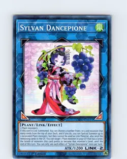 Yu-Gi-Oh TCG Sylvan Dancepione DIFO-EN051 1st Edition Super Rare Card NM - Image 1