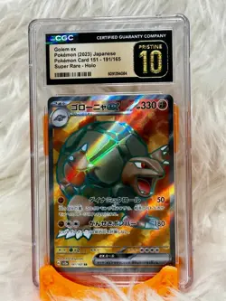 Golem ex 191/165 Pokemon Card 151 Jap SR Holo CGC Pristine 10 - SSPC000000126 - Image 1