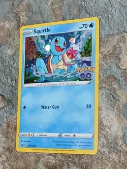 Pokemon TCG Squirtle SWSH233 Sword & Shield Black Star Promo Card Holo - Image 2