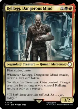 MTG Kellogg, Dangerous Mind [Fallout] Near Mint Magic - Image 1