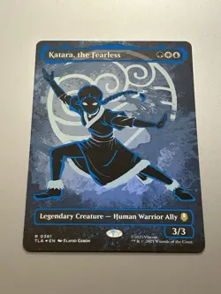 MTG Katara The Fearless (Borderless) (Neon Ink Foil) Avatar: The Last Airbender - Image 2