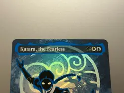 MTG Katara The Fearless (Borderless) (Neon Ink Foil) Avatar: The Last Airbender - Image 4