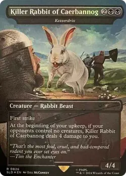 1x Killer Rabbit of Caerbannog ~~ Borderless NM-Mint, English Secret Lair MTG Ma - Image 1