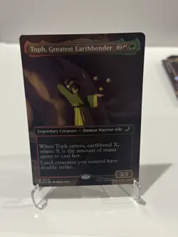 MTG: Avatar The Last Airbender Toph Greatest Earthbender Borderless Foil - M/NM - Image 1