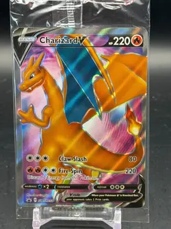 Charizard V SWSH050 SEALED Promo Full Art Holo Pokemon NM - Image 1