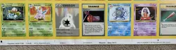 1999 Pokemon Base Set Uncut Sheet 8th Run Uncommon Yaquinto 30-7-99 - Image 2