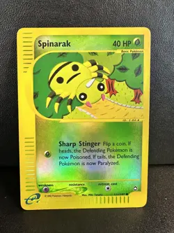 Pokemon Aquapolis Spinarak Reverse Holo 111/147 - Image 1