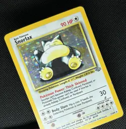 1999 Snorlax MP- Holo Rare 11/64 Jungle Unlimited Pokemon TCG WOTC Vintage - Image 2