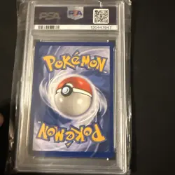 Pokemon TCG Mewtwo Holo Rare Base Set Unlimited WOTC Vintage PSA 7 NM - Image 2