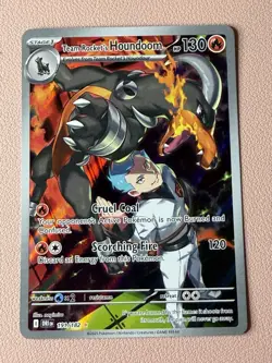 Pokemon TCG Lot -4 Destined Rivals IRs -Houndoom, Roserade, Murkrow & Kangaskhan - Image 4