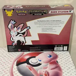 NEW-Pokemon Celebrations Dark Sylveon V Collection Box- SEALED- Evolving Skies - Image 3