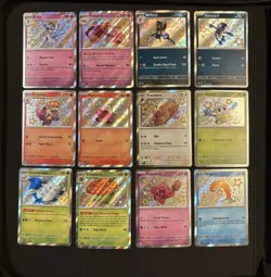 Pokemon TCG Paldean Fates Holo Lot Of 12 Near Mint Condition - Image 1