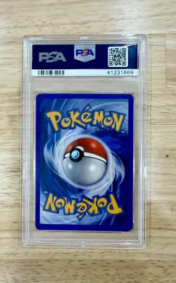2001 Pokemon Promo Brock's Vulpix #37 W Gold Stamp Top Deck Mag PSA 10 - Image 2