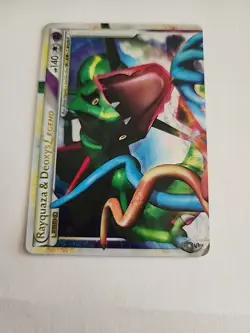 Pokemon Rayquaza & Deoxys Legend (Top) 89/90 Undaunted Holo lp - Image 1