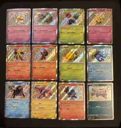 Pokemon TCG Paldean Fates Holo Lot Of 12 ALL Near Mint Condition - Image 1