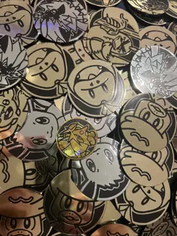 Massive Lot of 100 Pokemon Coins Mix (lots Of Dupes) - Image 1