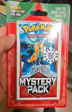 Pokemon Mystery Pack Seeded 1:10 Crystal Guardians Lot of 20 Vintage Packs!U - Image 3