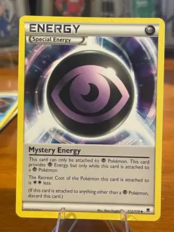 2014 Pokemon XY Phantom Forces Energy Mystery Energy 112/119 Uncommon MP - Image 1
