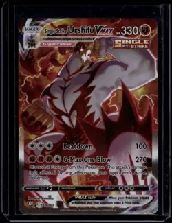 Pokemon TCG Single Strike Urshifu Vmax 168/163 Alternate Art Secret NM - Image 1