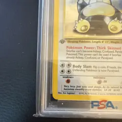 SNORLAX-HOLO 1ST EDITION POKEMON JUNGLE 1999 11 PSA 9 - Image 5