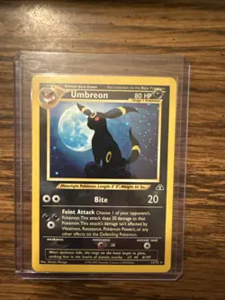 Pokemon Neo Discovery Umbreon 13/75 Holo NM Near Mint - Image 1