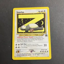 Snorlax 49 WOTC Black Star Promo Vintage Pokemon TCG - Image 1