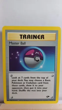 Master Ball [MP] - Pokemon TCG Gym Challenge 116/132 [Uncommon] - Image 1