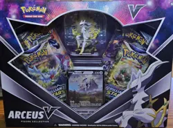 SEALED Pokemon TCG Arceus V Figure Box - 4 Pack 820650850165 - Image 1