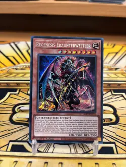 Yugioh Regenesis-Erzunterweltler Secret Rare ALIN-DE016 - Image 1