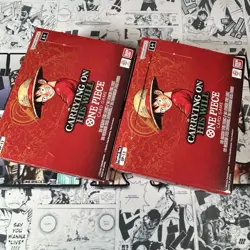 OP13 Carrying On His Will Open x2 Booster Box Bulk (547) One Piece TCG English - Image 1
