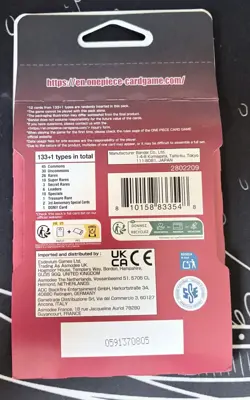 One Piece TCG English OP-13 Carrying On His Will Sleeved Booster Pack Sealed New - Image 2