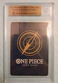 One Piece Monkey D Luffy ST01-012 Oda Signed OP05 1st Anniversary BGS 10 - Image 3