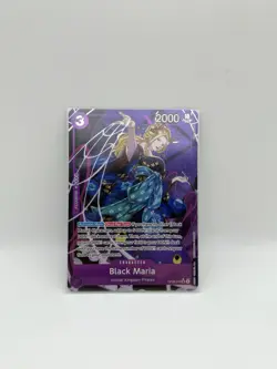 Black Maria (Parallel) - NM Super Rare - OP08-074 - Once Piece TCG - Image 1