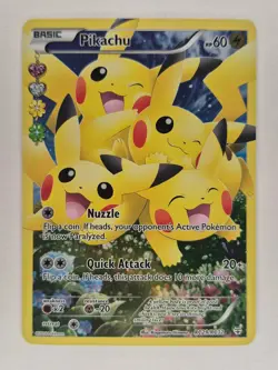 Pokemon Card - Generations - Pikachu - Full Art Radiant Collection RC29/RC32 NM - Image 1