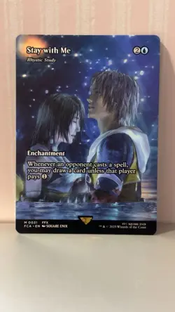 Stay with Me - Rhystic Study (Showcase) Final Fantasy: Through the Ages Regular - Image 1