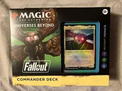 Magic the Gathering MtG Universes Beyond: Fallout Mutant Menace Commander Deck - Image 1