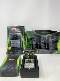 Used MTG Commander Deck Guided By Nature Magic The Gathering Green - Image 1