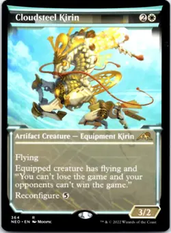 Cloudsteel Kirin (Showcase) Kamigawa: Neon Dynasty, 364 NM - Image 1