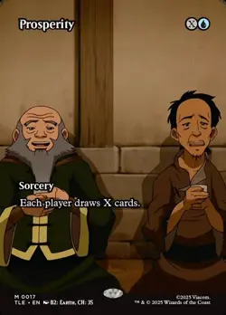 Prosperity (Borderless) 17 (M) MTG Avatar: The Last Airbender: Eternal Legal TLE - Image 1