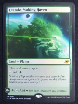 Evendo Waking Haven Foil Promo stamped - EOE - Mtg Card #4J8 - Image 1