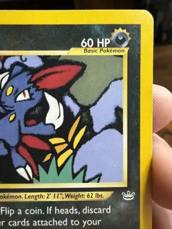 Pokemon TCG Sneasel Neo Revelation Card 24/64 Unlimited Rare - Image 4