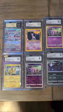 Pokemon Eeveelution Graded Slab Lot - PSA CGC AGS 18 SLAB LOT - Image 5