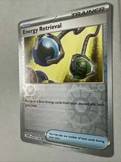 Pokemon TCG * SV White Flare * 082/086 Energy Retrieval U * REVERSE HOLO * NM - Image 2