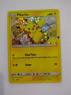 Pikachu Holo 25th Anniversary McDonald's 2021 Pokemon Card - Image 1