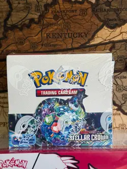 Pokemon Stellar Crown Booster Box - Scarlet & Violet TCG New Sealed - Image 1