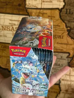 Pokemon Stellar Crown Booster Box - Scarlet & Violet TCG New Sealed - Image 3