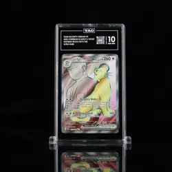 Pokemon Destined Rivals TEAM ROCKET’S PERSIAN EX 219/182 Ultra Rare TAG 10 💎 - Image 1